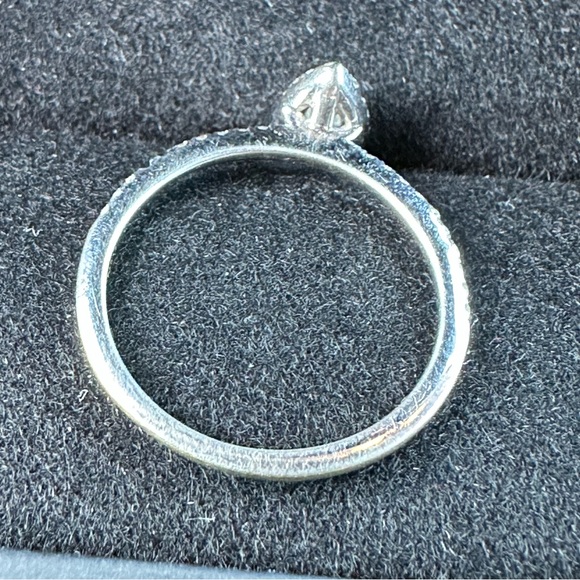 1/2 CT Dainty, Dainty Pear Diamond Ring - Picture 8 of 12